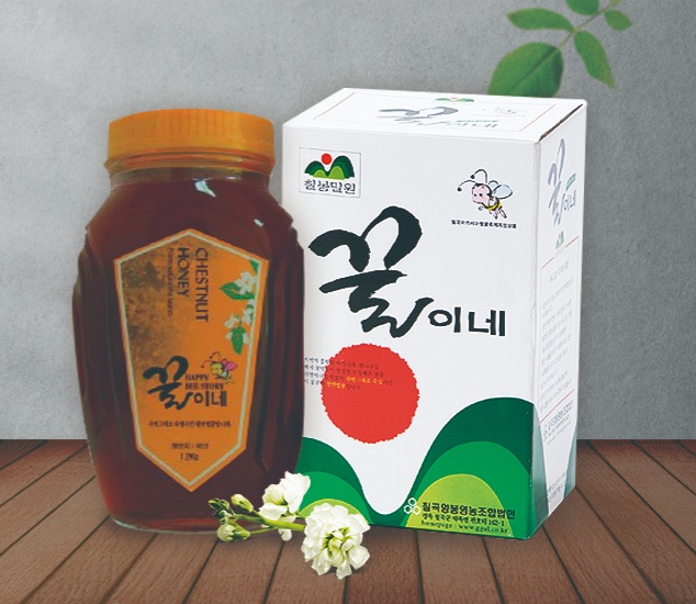 [칠곡양봉영농조합법인 ]밤꿀 1.2 kg(1+등급검사꿀)